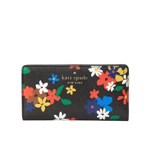 Staci Sailing Floral Large Slim Bifold Wallet